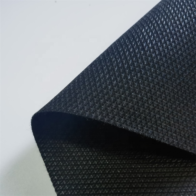 توفير قماش غير منسوج بتصميم صليب أسود 80GSM Pp Spunbond