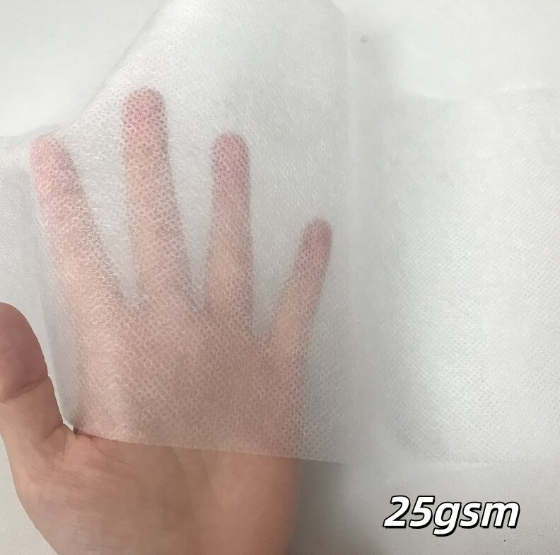 قماش غير منسوج من البولي بروبيلين الأبيض 25 جرامًا للمتر المربع للاستخدام الطبي